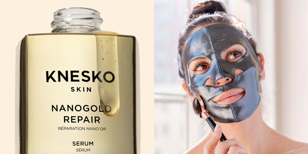 Perfect Pair: Black Pearl Face Mask + Gold Repair Face Serum to Lift, Firm, and Renew