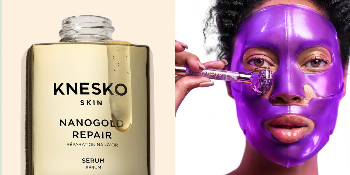A Perfect Pair: Gold Repair Serum + Amethyst Hydrate Face Mask