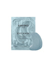 Knesko eye mask packaging with two eye masks on the side on a white background