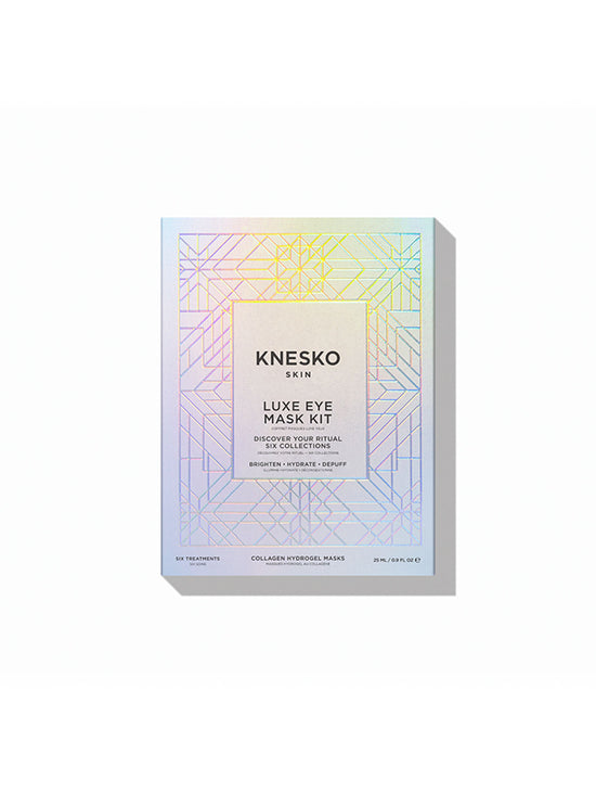 Knesko Luxe Eye Mask Kit packaging on a white background