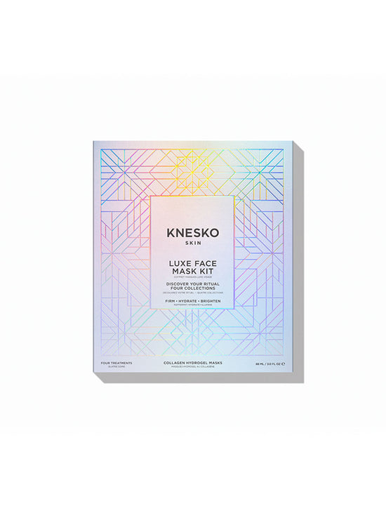 Knesko Luxe Face Mask Kit packaging on a white background