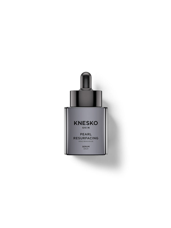 Knesko Pearl Resurfacing serum bottle on clean white background.