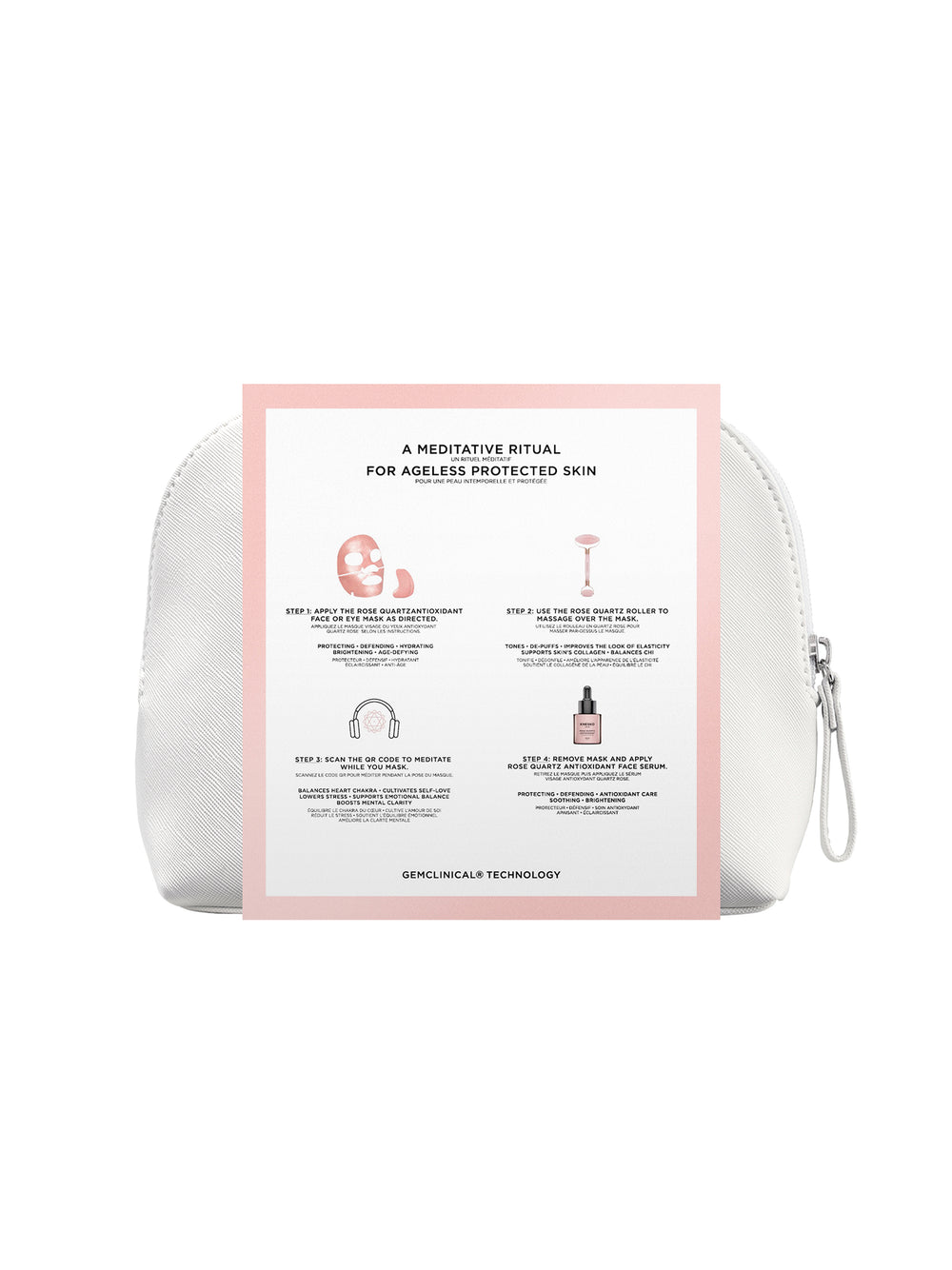 Rose Quartz Antioxidant Protecting Facial Set