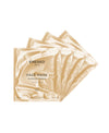 4 pack of gold face masks