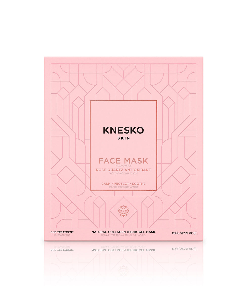 Rose Quartz Antioxidant Face Mask box.