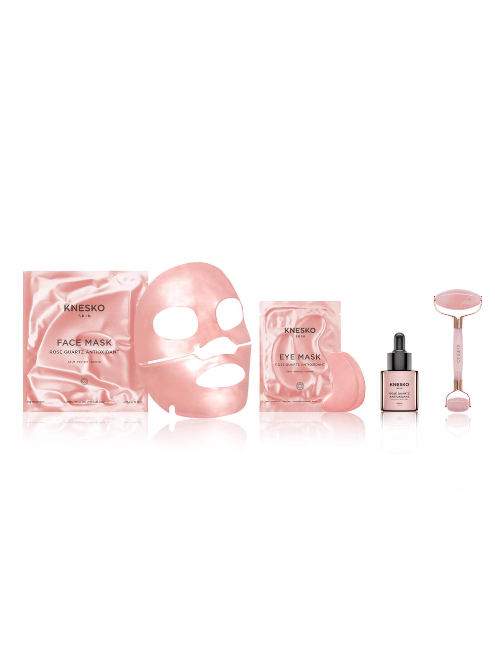 Rose Quartz Antioxidant Protecting Facial Set