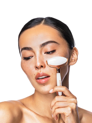 White Jade Gemstone Roller