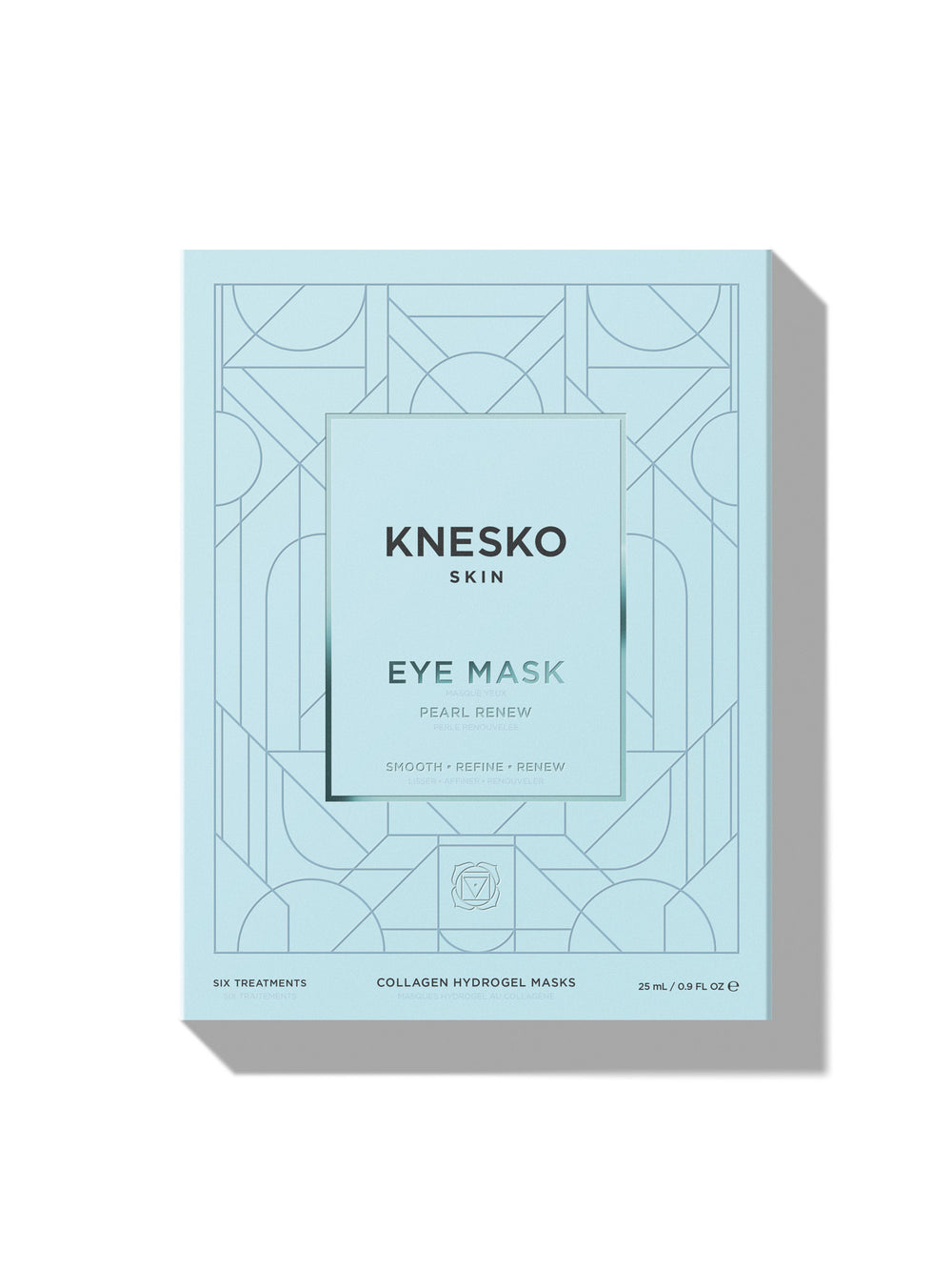 Knesko eye mask packaging on a white background