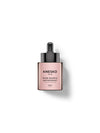 Knesko Skin Rose Quartz Antioxidant Serum in a rectangular dropper bottle with a metallic rose gold body and a black dropper cap, centered on a white background with a soft shadow.
