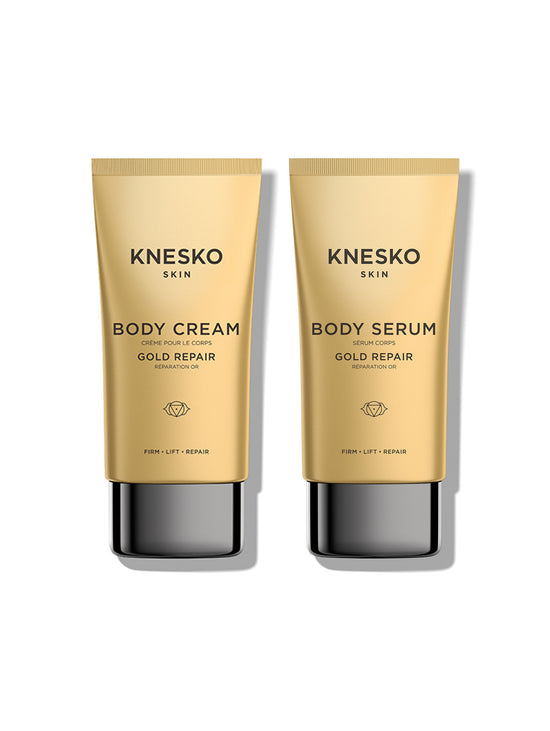 KNESKO Firming Body Serum & Cream Duo with full-size Body Serum and Body Cream, 5 oz / 150 mL each