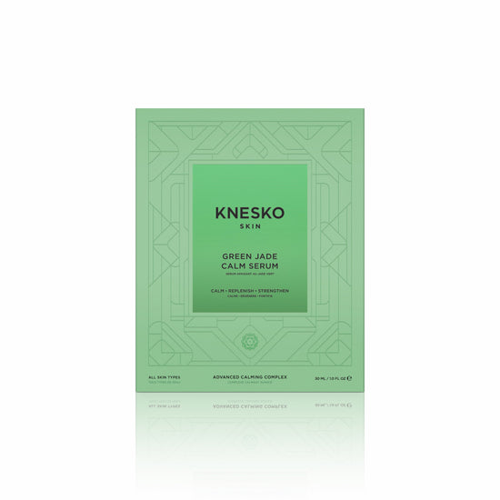 green jade serum packaging front