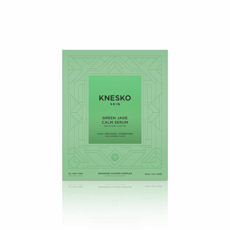 green jade serum packaging front