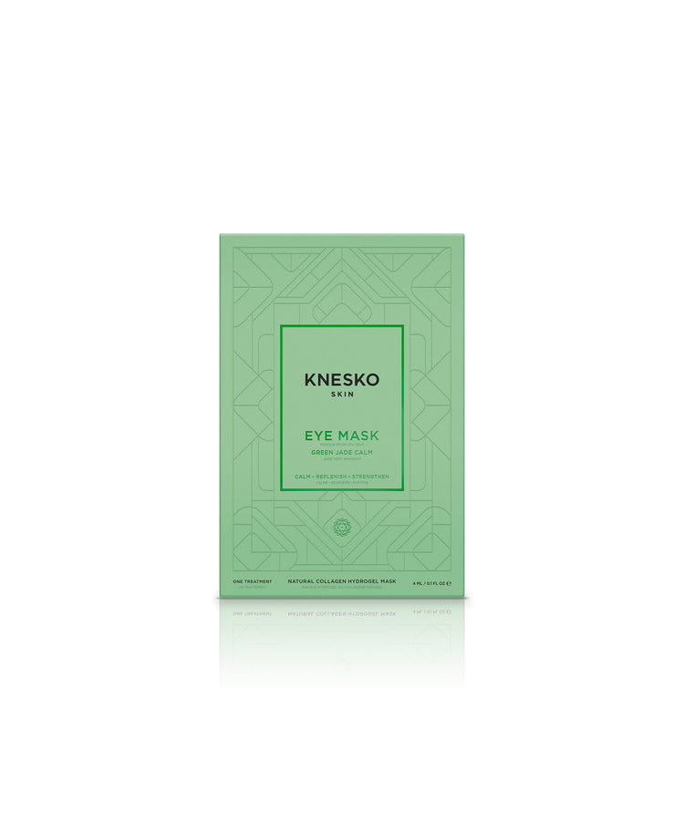 green jade collagen eye mask package front