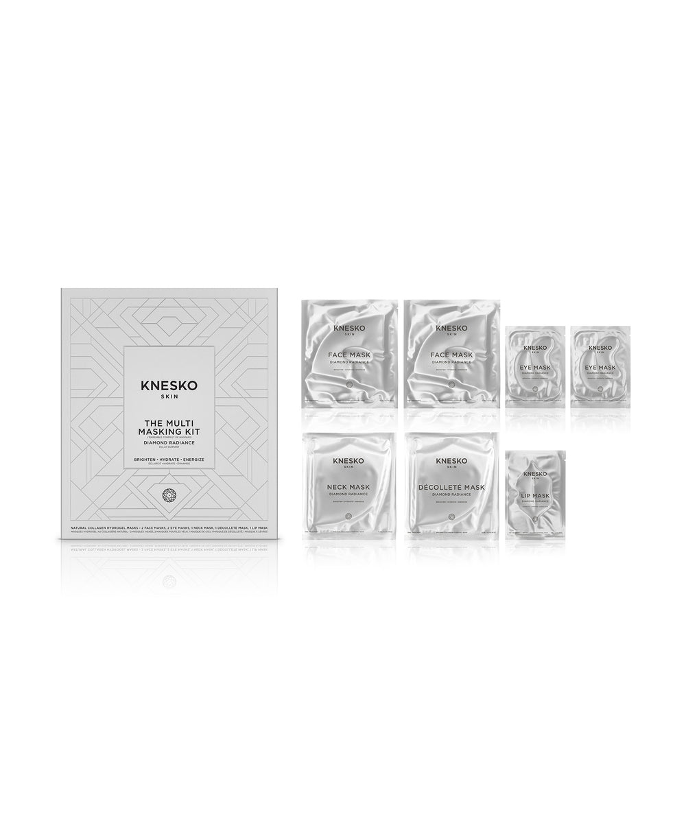 Masks included in the Diamond Radiance Collagen Multi Masking Kit.