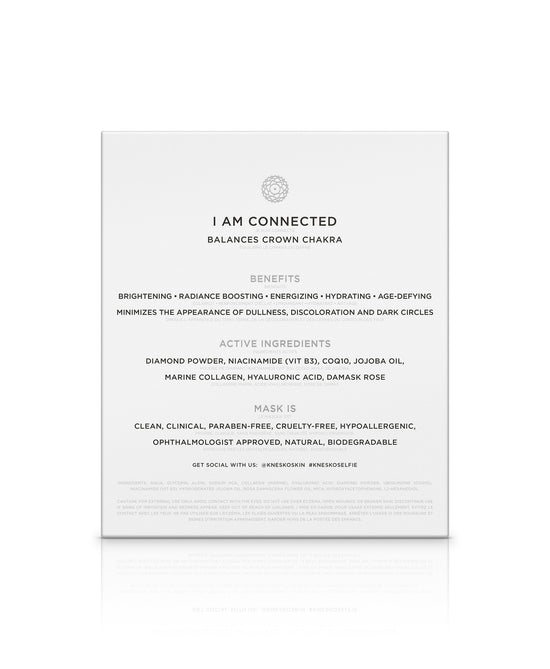 Back of a Diamond Radiance Neck and Decollete Mask Combo box.