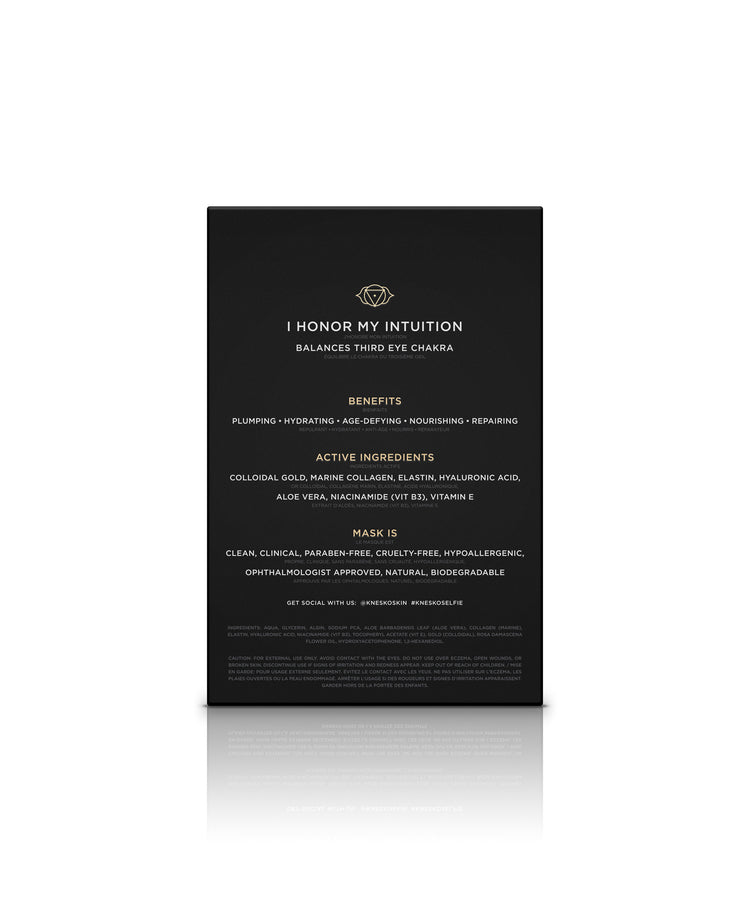 The back of a Nano Gold Repair Lip Mask box.