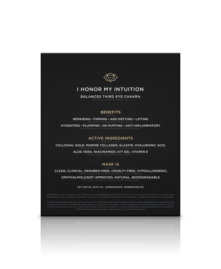 Back of the Nano Gold Repair Neck and Decollete Mask box.
