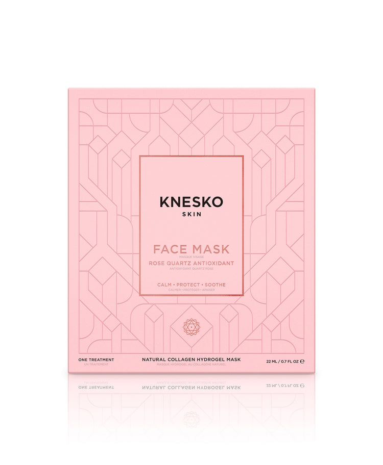 Rose Quartz Antioxidant Face Mask box.